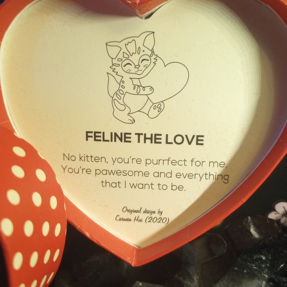 NIB Valentine's Day Feline The Love Erstwilder Brooch - Picture 6 of 7
